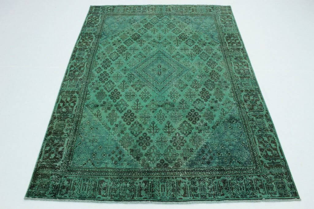 uitvinden Egyptische vergeetachtig Vintage Vloerkleed Groen Perzisch 305 cm x 204 cm - deOlijfberg.nl
